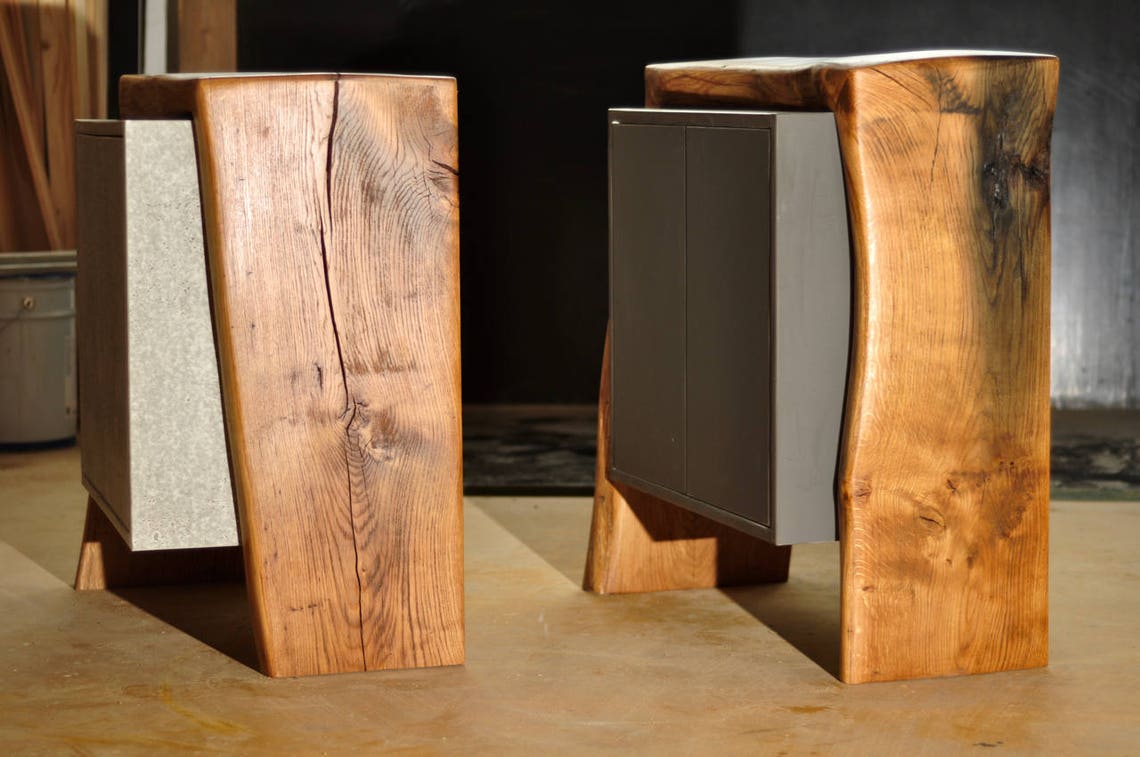 Waschtisch Holz Beton - Etsy.de