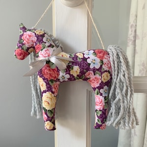 Horse hanging decoration, horse pillow, horse cushion, horse decor, hanging decoration, horse ornament, horse decor, horse gifts.