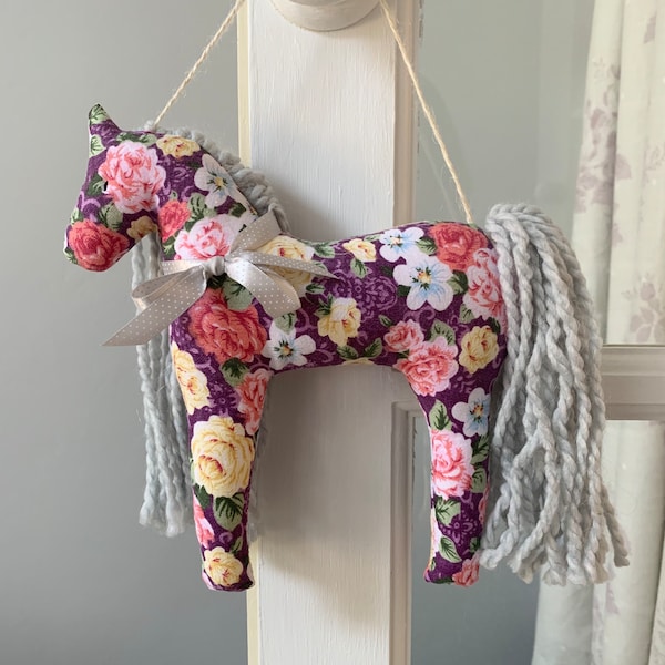 Horse hanging decoration, horse pillow, horse cushion, horse decor, hanging decoration, horse ornament, horse decor, horse gifts.