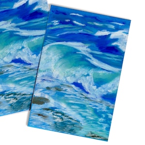 Biglietti d'auguri per le onde dell'oceano, biglietti vuoti per tutte le occasioni, regali per il surf