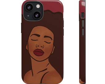 Black Women Tough Phone Cases iPhone 12 pro max phone case, android  phone case, gifts for her, teen gifts, black owned
