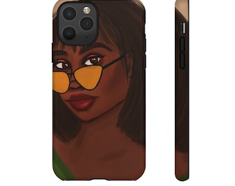 Funda Taylor Afro para iPhone 13 Pro Max y Samsung Galaxy