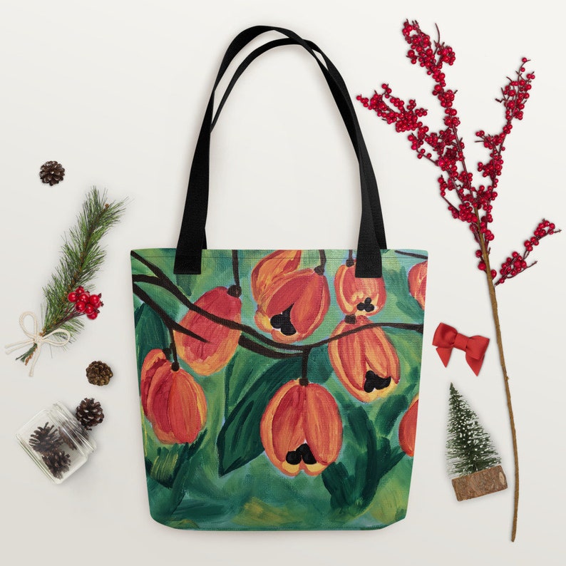 Ackee Tote bag, Caribbean Grocery Bag image 2