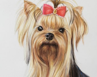 Pet portrait Custom pet portrait Pet portrait painting Custom pet portrait painting Pet memorial Pet portrait Pastel Custom dog portrait