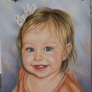 Custom Portrait Painting Children Portrait Portrait From Photo Birthday Gift Custom drawing Paper gift Children portraits custom artwork