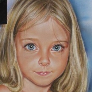 Custom Portrait from Photo Portrait Painting Drawing Original handmade gift / present image 2