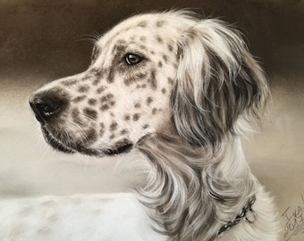 Custom Pet portrait Dog portrait Pet portrait commission Custom dog painting Dog Cat painting Handmade gift Pet lover gift present