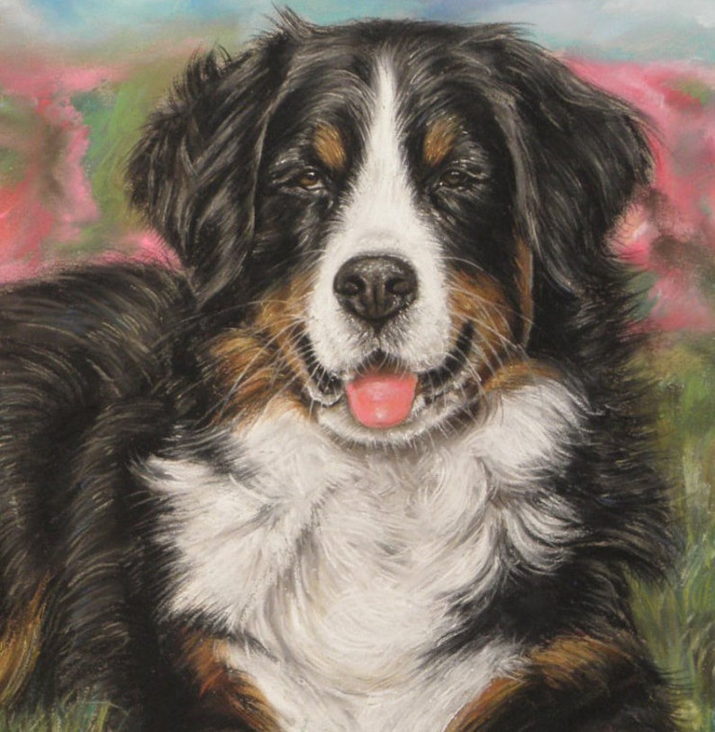 Custom Pet portrait Custom dog painting Dog Cat painting Handmade gift present