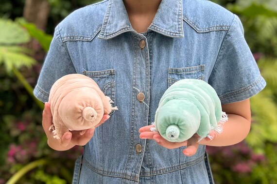 Cute Tardigrade Plush - Adorable Water Bear Stuffed Animal, Unique Ugly Plush Doll, Realistic Sea Creature Toy, Perfect Gift For Kids From Plush Dolls - Price 39.55 - View #9