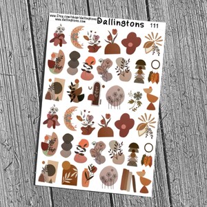 Bohemian Garden (#111) - Stickers for Books, Scrapbooks, Planners, Cards, Journals and Everything Else!