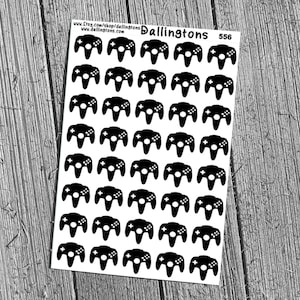 Game Controller (#556) - Stickers for Books, Scrapbooks, Planners, Cards, Journals and Everything Else!