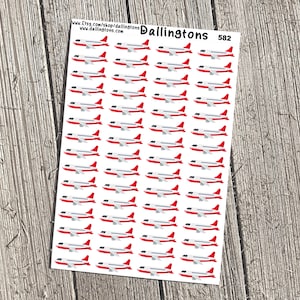 Airplane (#582) - Tiny Stickers for Books and Planners