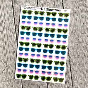 Sunglasses (#351) - Tiny Stickers for Books and Planners