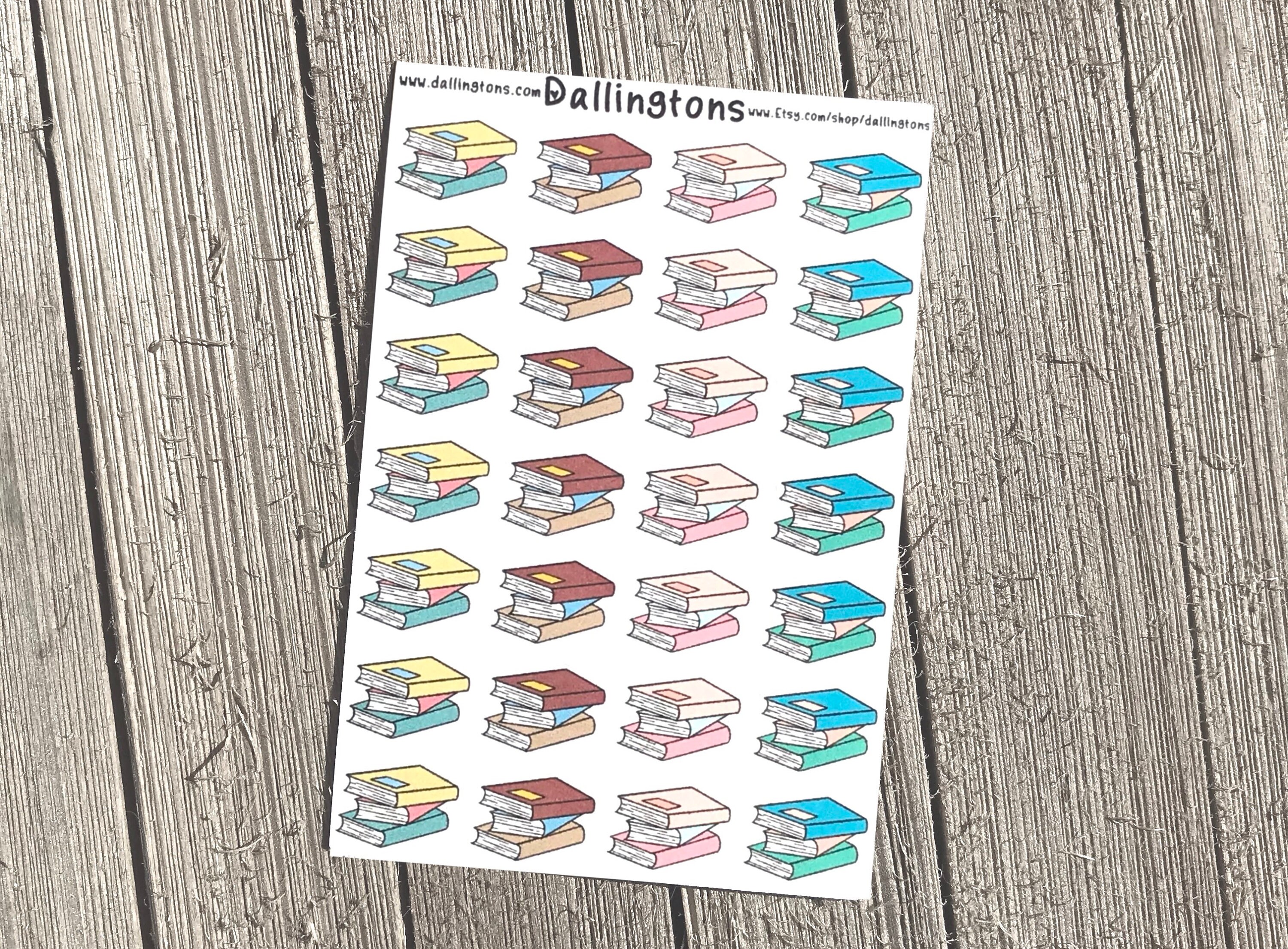 Stickers Books Book Stickers Reading Stickers Planner Etsy
