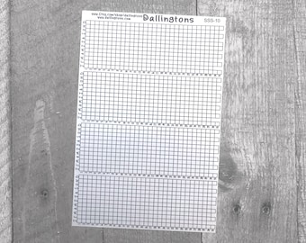 Yearly Trackers Sticker Sheet (SSS-10) Full Sheet Sticker for Books and Planners