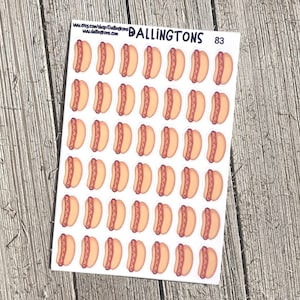 Hot Dogs (#83) - Tiny Stickers for Books and Planners