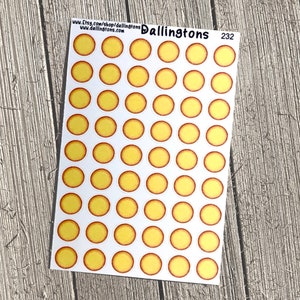 サンズ（#232） - 本やプランナー用の小さなステッカー