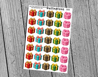 Christmas Gifts (#566) - Stickers for Books, Scrapbooks, Planners, Cards, Journals and Everything Else!