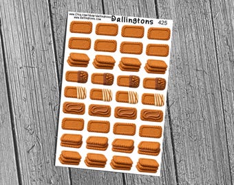 Cookie Sticker Sheet, Recipe Journal Stickers for Meal Planners (#425)