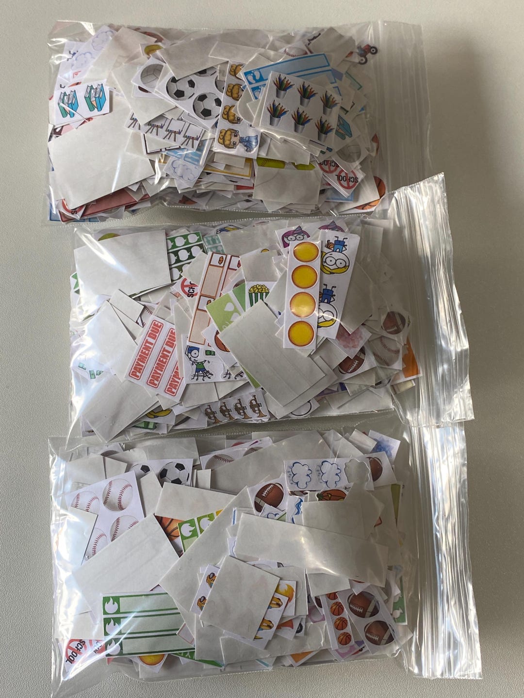 STICKER SALE - 3 Bags of a Mix of Sticker Designs - Etsy