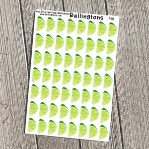 Lime Slice (#740) - Tiny Stickers for Books and Planners