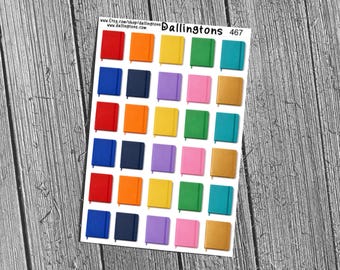 Planner Sticker Sheet, Classic Stationery Stickers for Bullet Journals (#467)