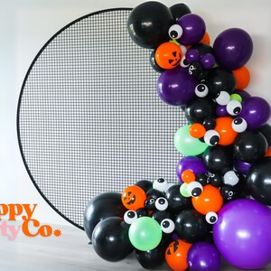 Balloon Arch Balloon Garland Kit “SPOOKTACULAR" Halloween spooky party monster party birthday DIY Balloon Garland Kit