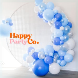 Balloon Arch  Balloon Garland DIY Kit Balloon Garland Kit "BLUE BLAST" blue dark blue pale blue Birthday balloons Boys party