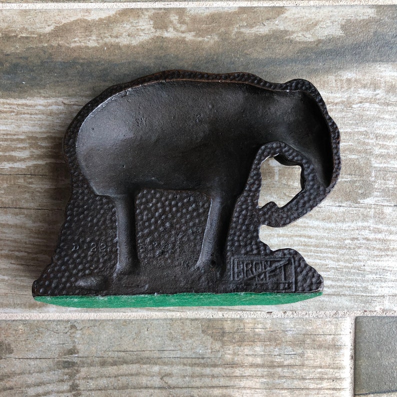 Vintage Bronze Elephant Bookends Etsy