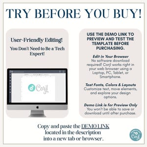 a computer screen with the text try before you buy