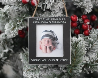 Baby's First Christmas Personalized Ornament | Baby Ornament | Baby Shower Gift | First Christmas Ornament | 2022