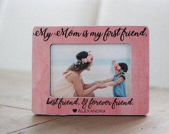 Christmas Gift for Mom, Gift for Wife Christmas, Holiday Gift for Mom Wife, Personalized Custom Christmas Gift Picture Frame