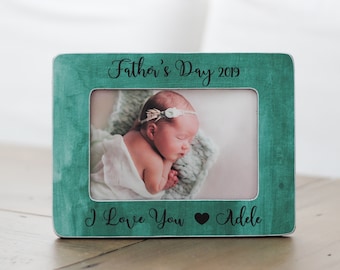 Father's Day Gift, Picture Frame, Gift for Dad, Fathers Day Picture Frame, First Father's Day, First Fathers Day Gift, Gift from Child