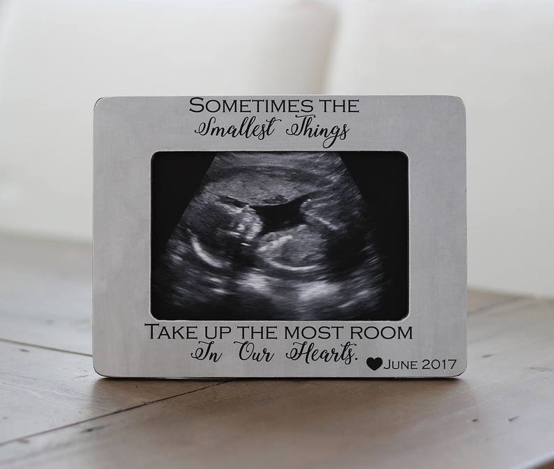 Mother's Day Gift for Grandma Grandmother Soon to Be Grandma Expecting Pregnant Announcement Ultrasound Sonogram Picture Frame image 1