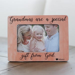 Grandma's Are a Special Gift From God, Gift for Grandma Grandmother Mom Picture Frame, Grandma Frame, Mom Gift, Grandma Gift