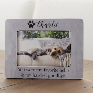 Pet Loss Frame, Dog Frame, Pet Loss Gift, Sympathy, Loss Of Pet Frame, Loss Of Cat Gift, Pet Picture Frame, Gift For Pet Loss
