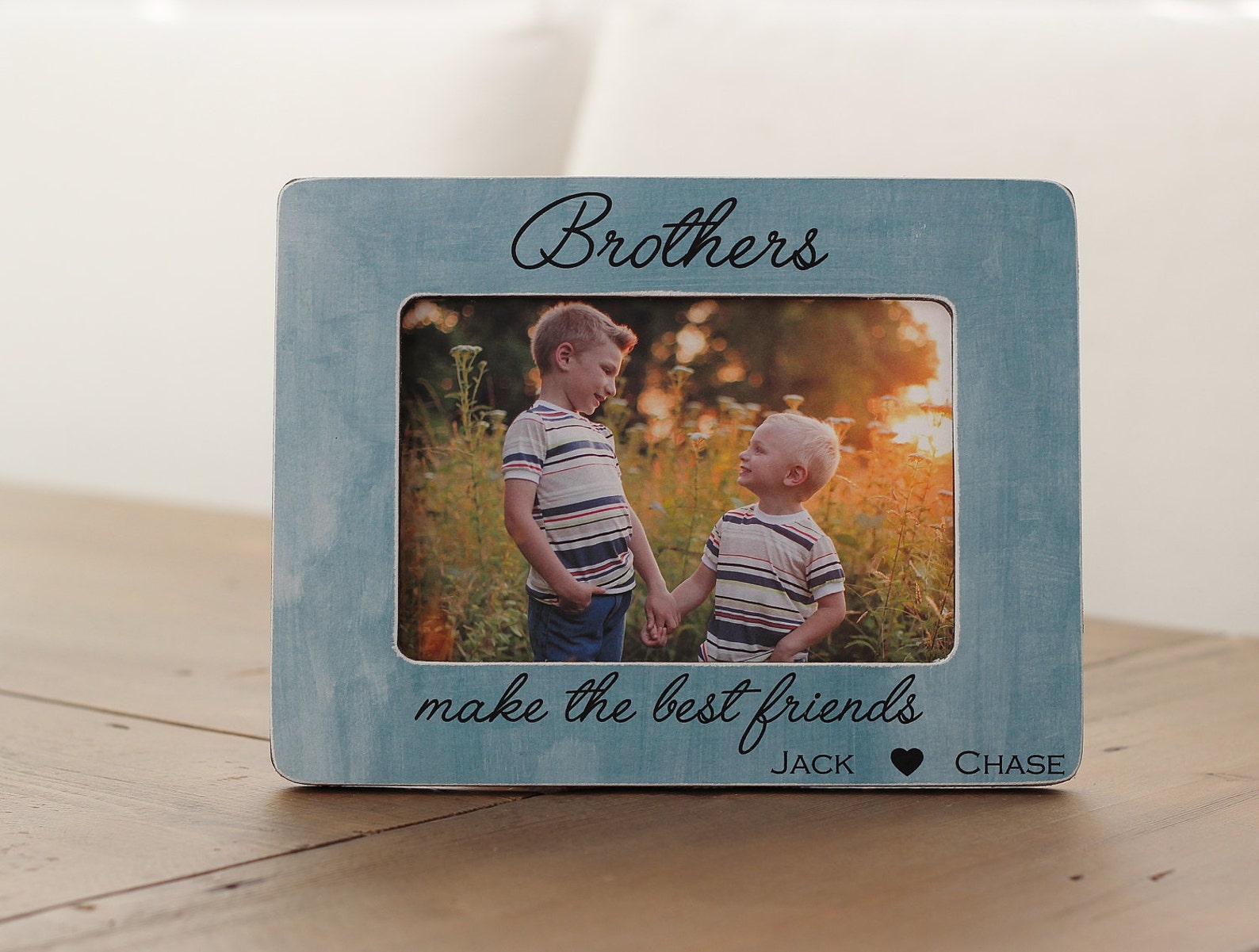 Brothers Picture Frame GIFT Personalized Brothers Frame Best Etsy