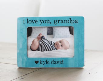 Grandpa Frame GIFT, Grandfather Grandpa Gift, Grandpa Picture Frame, Personalized Picture Frame, From Grandchild