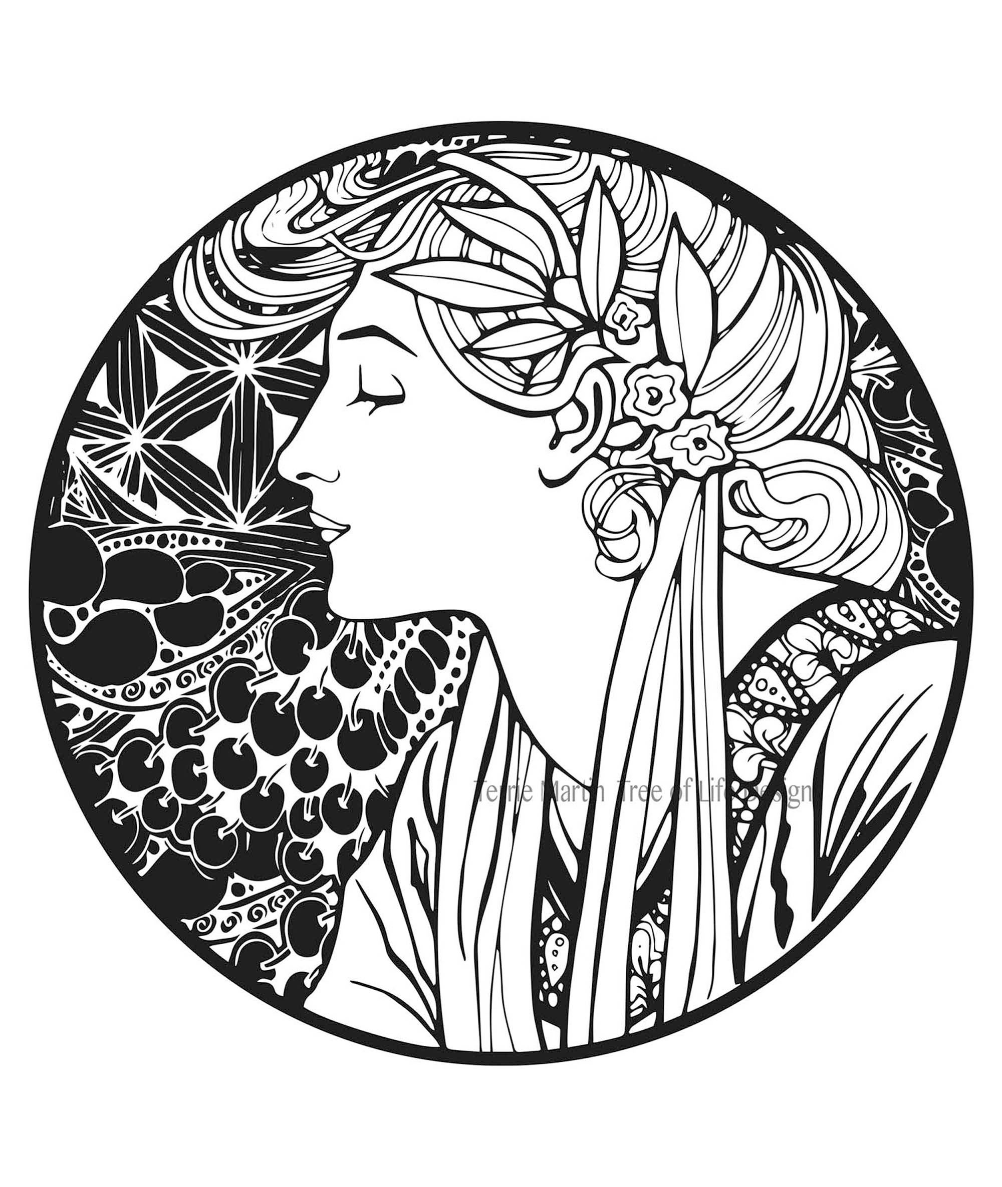 Free Printable Art Deco Coloring Pages