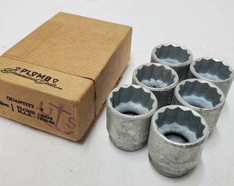 6 New Old Stock Plomb Tools 5226 13/16 Military Surplus Navy Sockets in Original Sealed Box 3/8 Drive