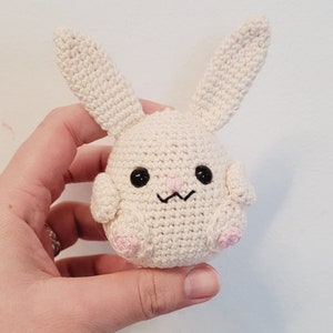 PDF Crochet Pattern: Bunny Egg – Easter Egg Bunny Amigurumi, Cute Spring Decor, DIY Easter Plush Toy, Kawaii Crochet Pattern