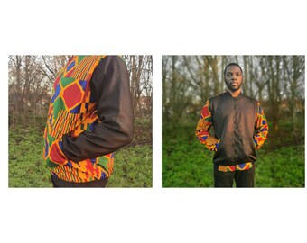 Kente Spring Bomber Jacket