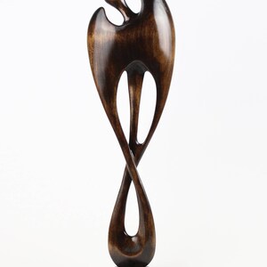 Angel statue, wooden angel, religious statue, art deco sculpture, abstract sculpture art, abstract sculpture art image 3