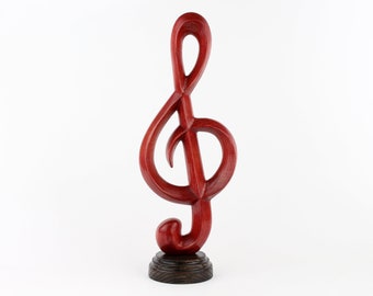 Music wood carving, musical room decor, wood carving sculpture, music lover gift, music sculpture, custom figurine