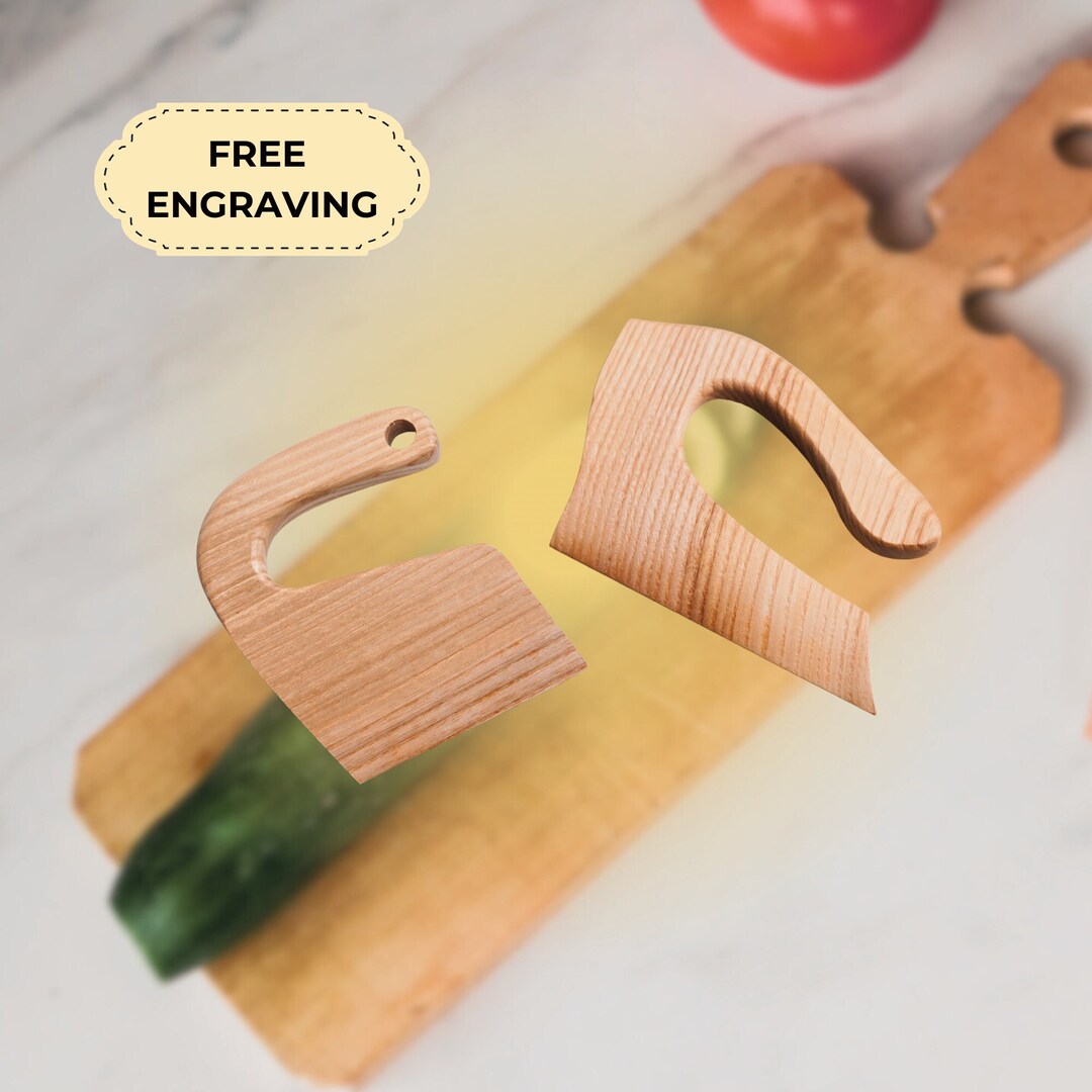 Set of 2 Children Knives Infant Knife Kids Pretend Play Etsy