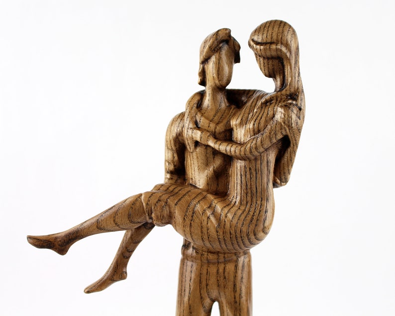 5th Anniversary Gift Man holding Woman in His Hands 5th image 0