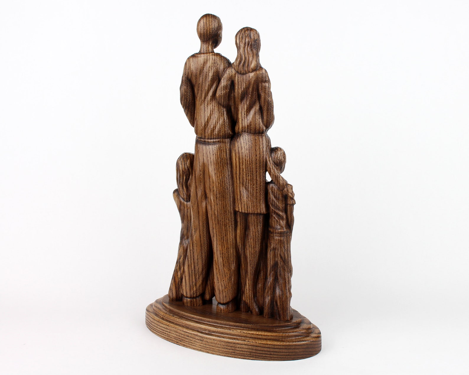 Family of 7 Portrait Statue Family with 5 kids Personalized | Etsy