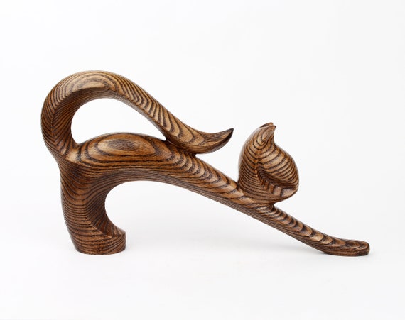 Sculpture De Chat Statue De Chat En Bois Statue De Chat De Etsy Sculpture De Chat Statue De Chat En Bois Statue De Chat De Etsy
