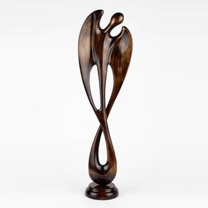 Angel statue, wooden angel, religious statue, art deco sculpture, abstract sculpture art, abstract sculpture art