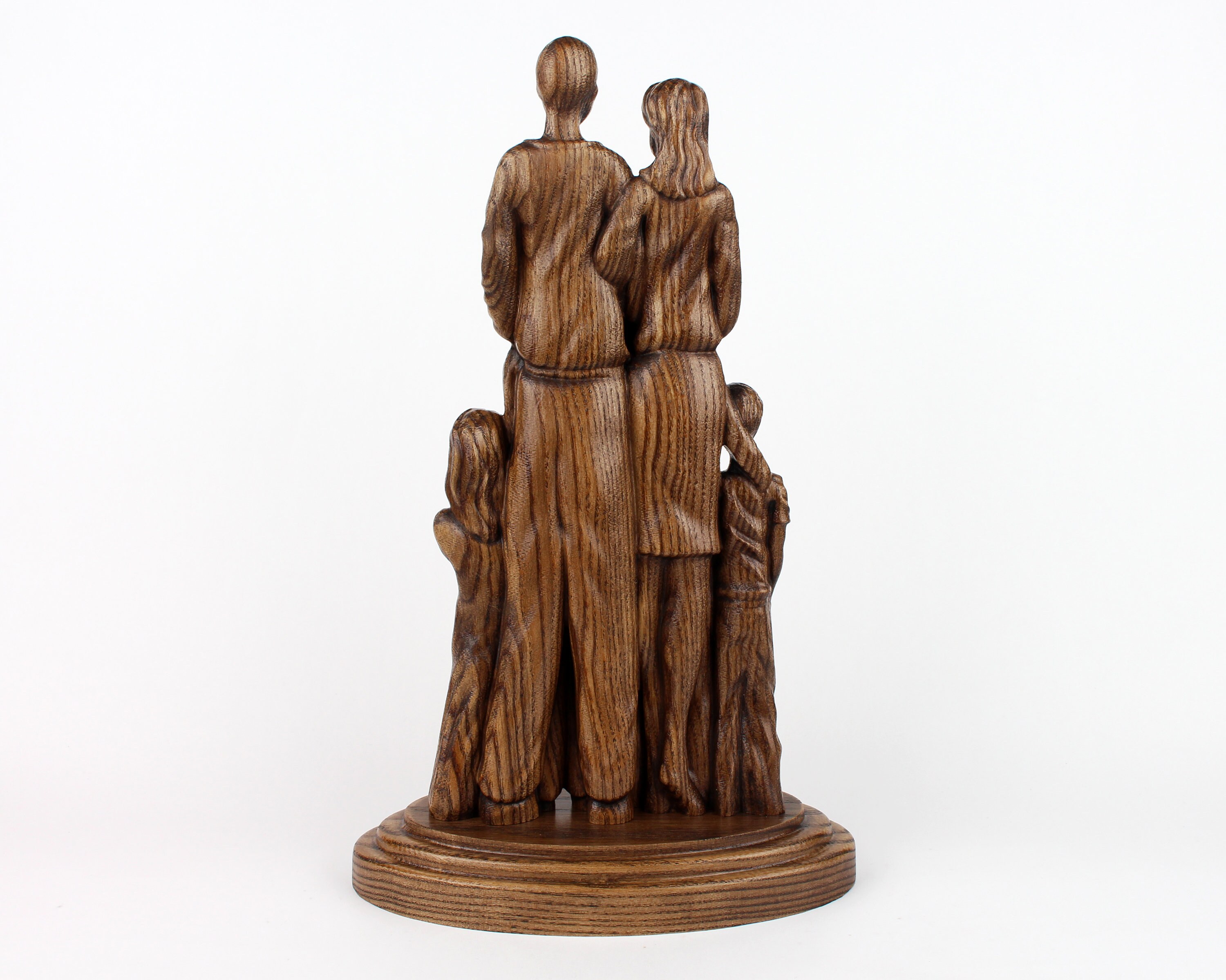 Family of 7 Portrait Statue Family with 5 kids Personalized | Etsy